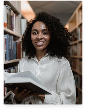 Student smiling